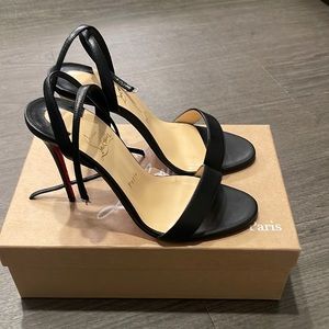 Christian Louboutin for sale. Wore twice. Red bottom in tact. No scuff marks.